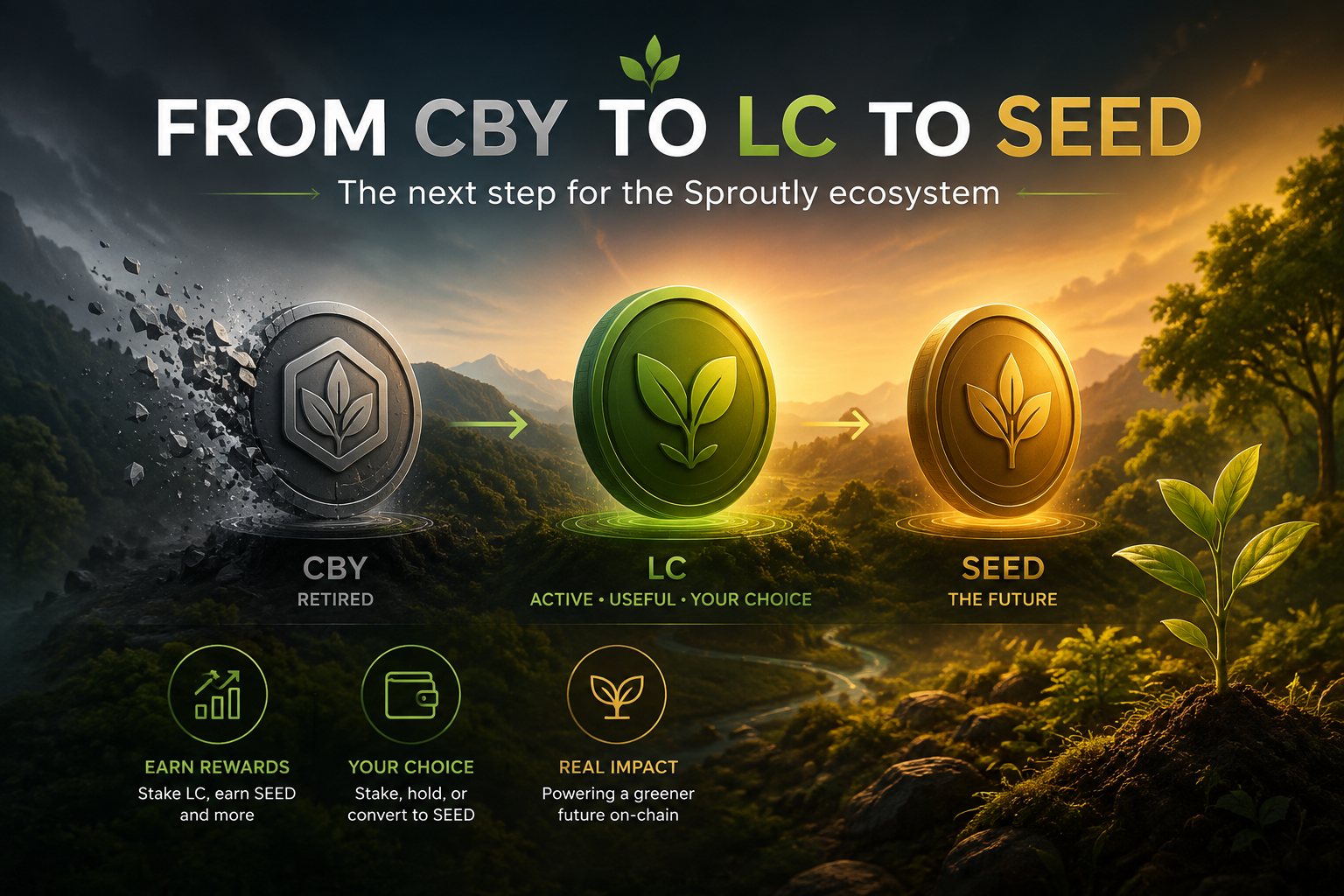 From CBY to LC to SEED: The Next Step for the Sproutly Ecosystem